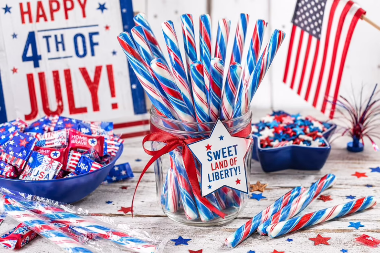 Patriotic Candy Canes
