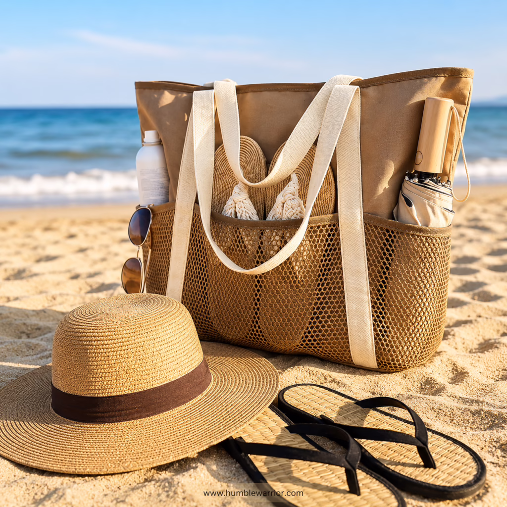 🏖️ The Beach Bag That Holds Everything!