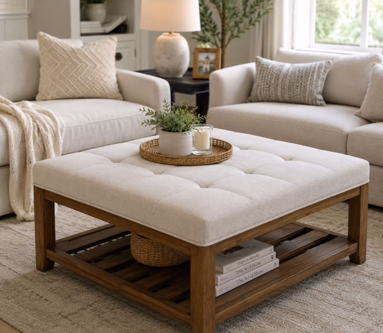 Large Square Ottoman