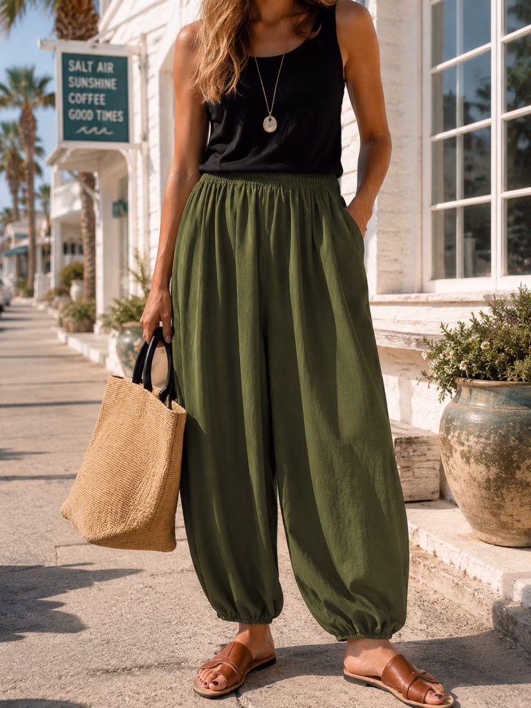 Baggy Barrel Pants