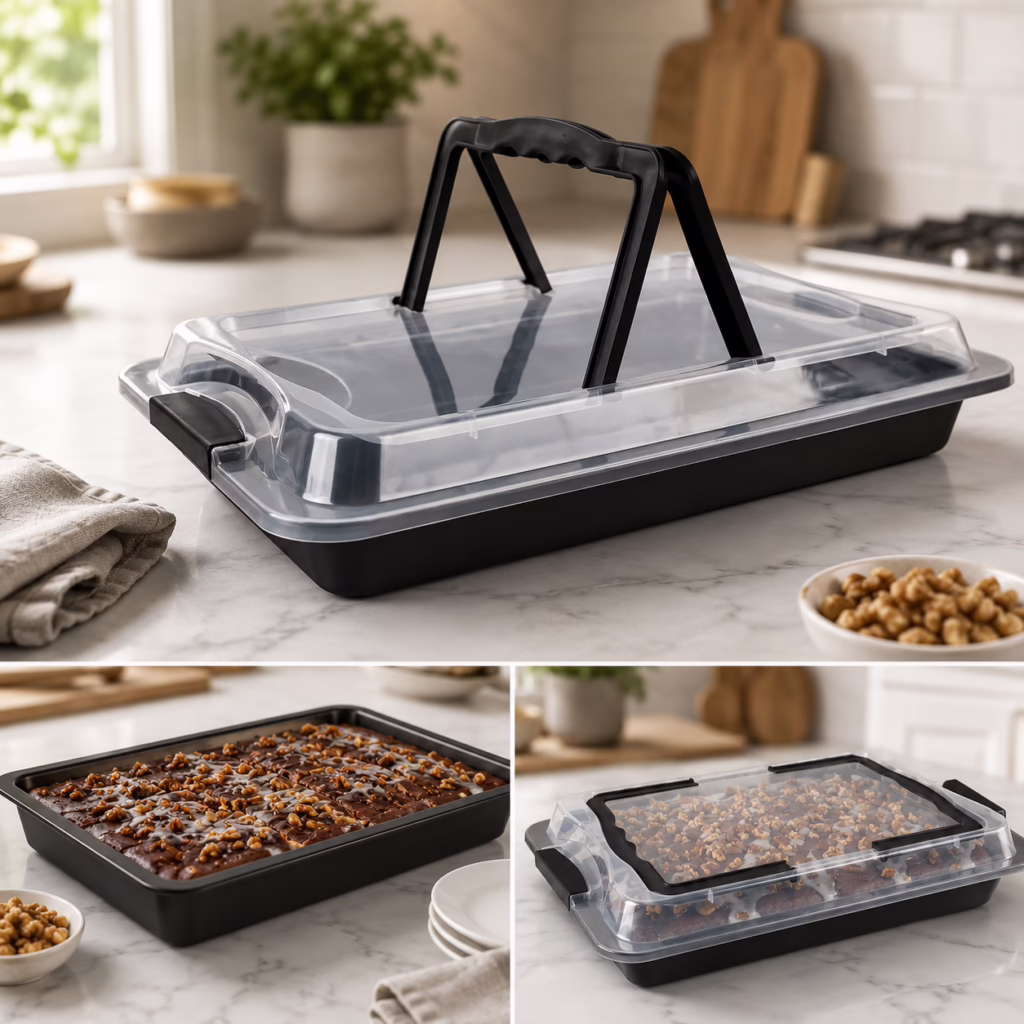 Sheet Cake Pan With Lid