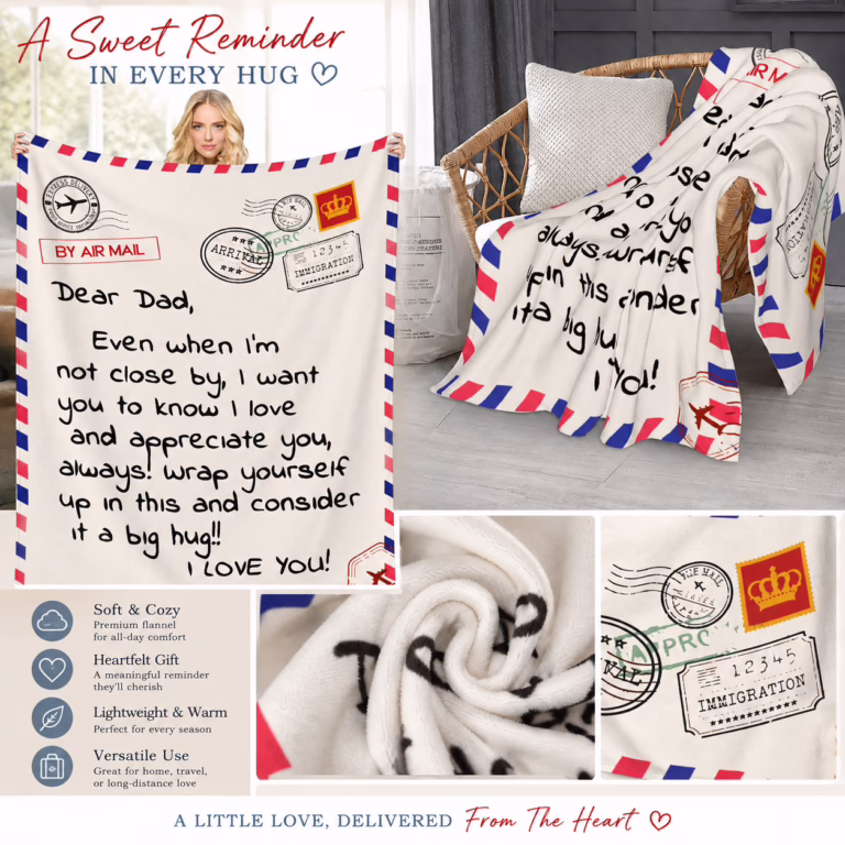 Dear Dad Blanket