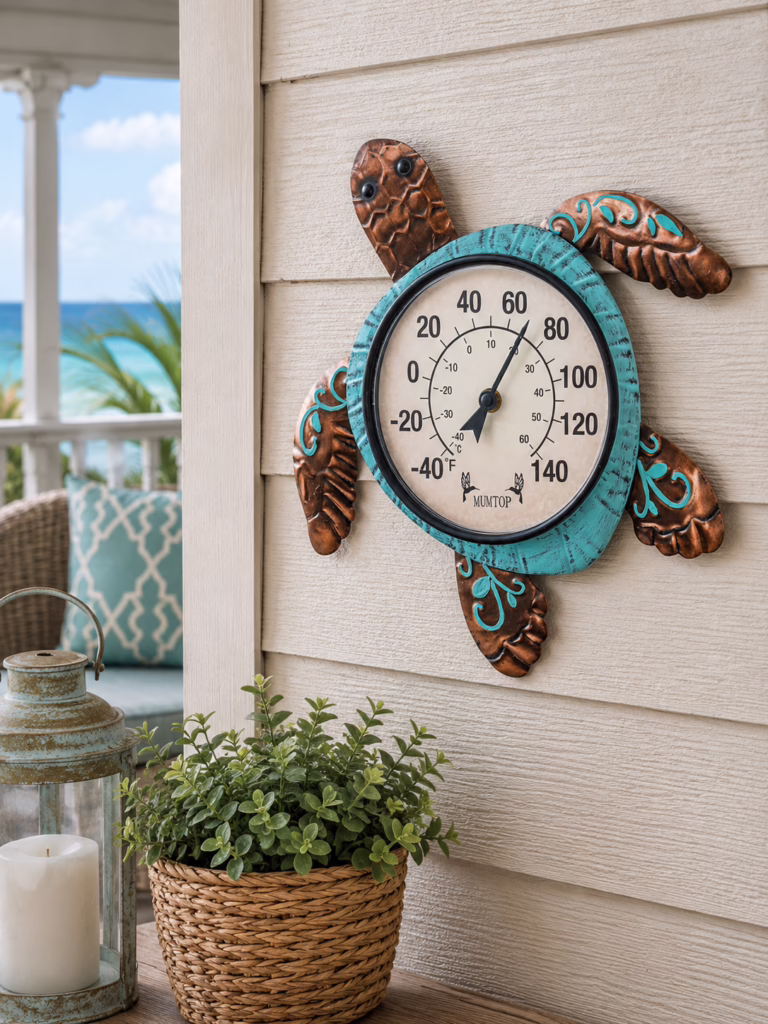 Outdoor Turtle Thermometer