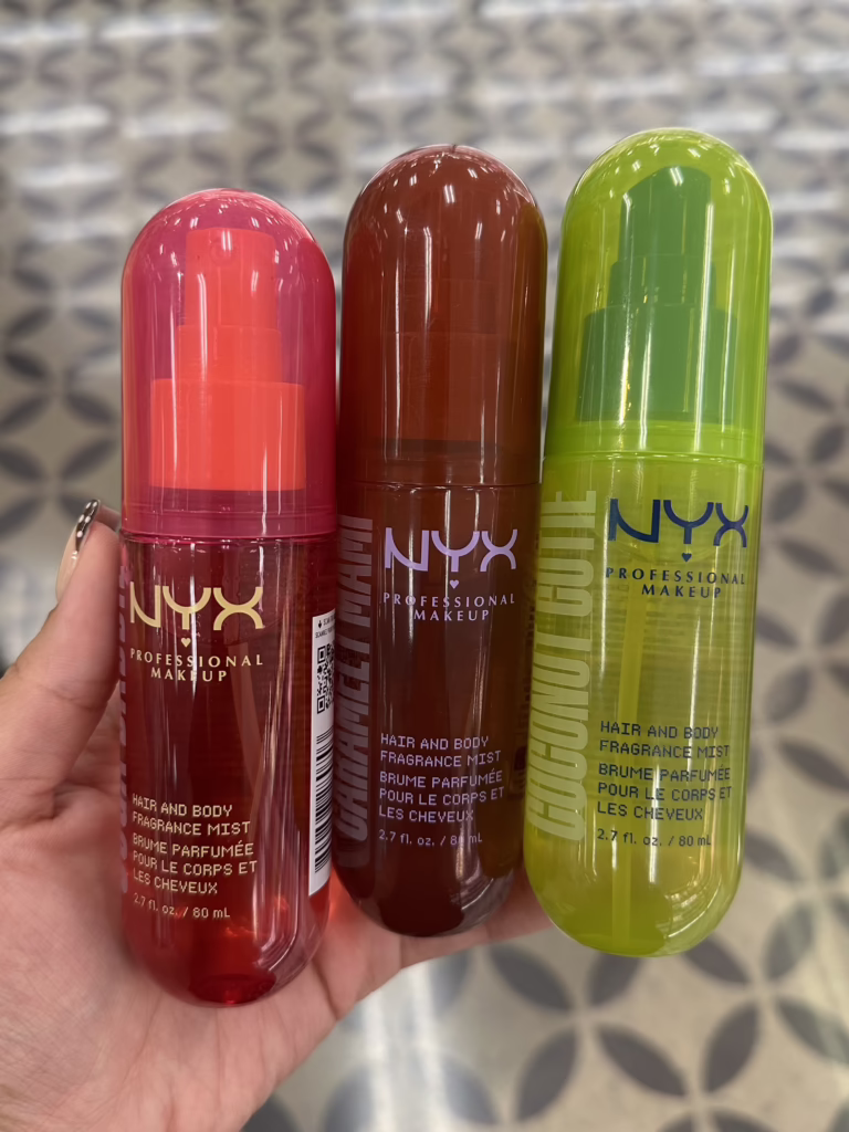 NYX body mists!