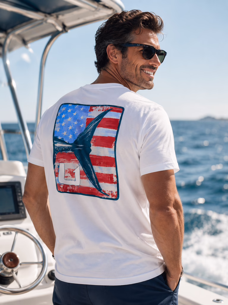 HUK Americana Tee