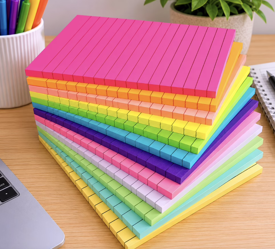 Lined sticky notes!