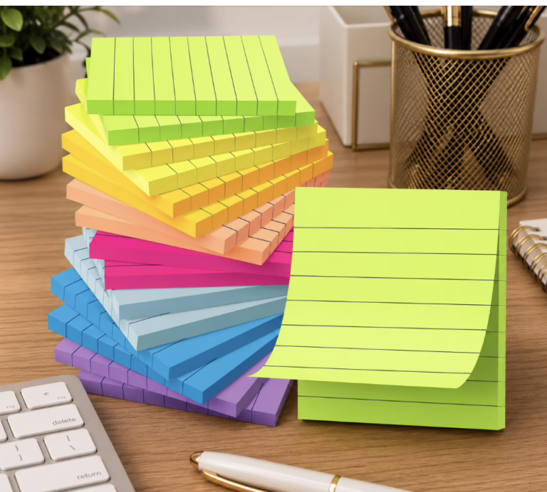 Lined sticky notes!