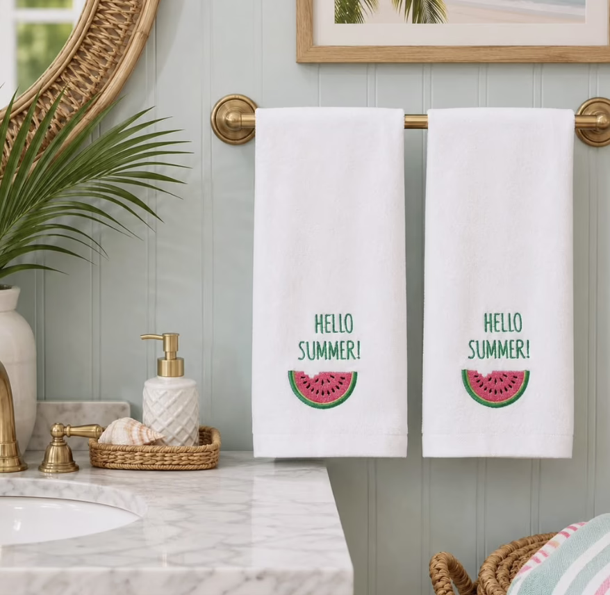 Bathroom hand towels!