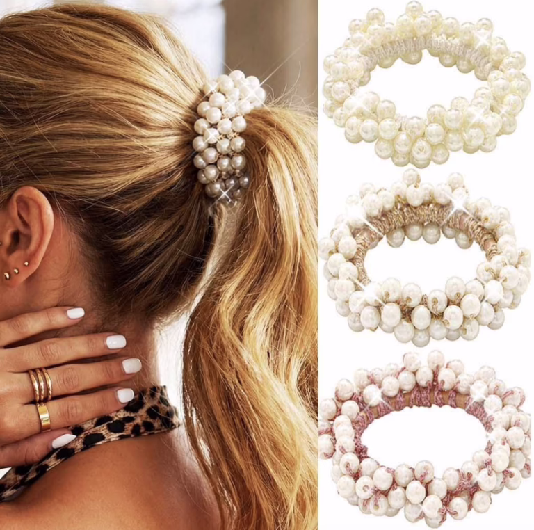 Pearl hair ties!