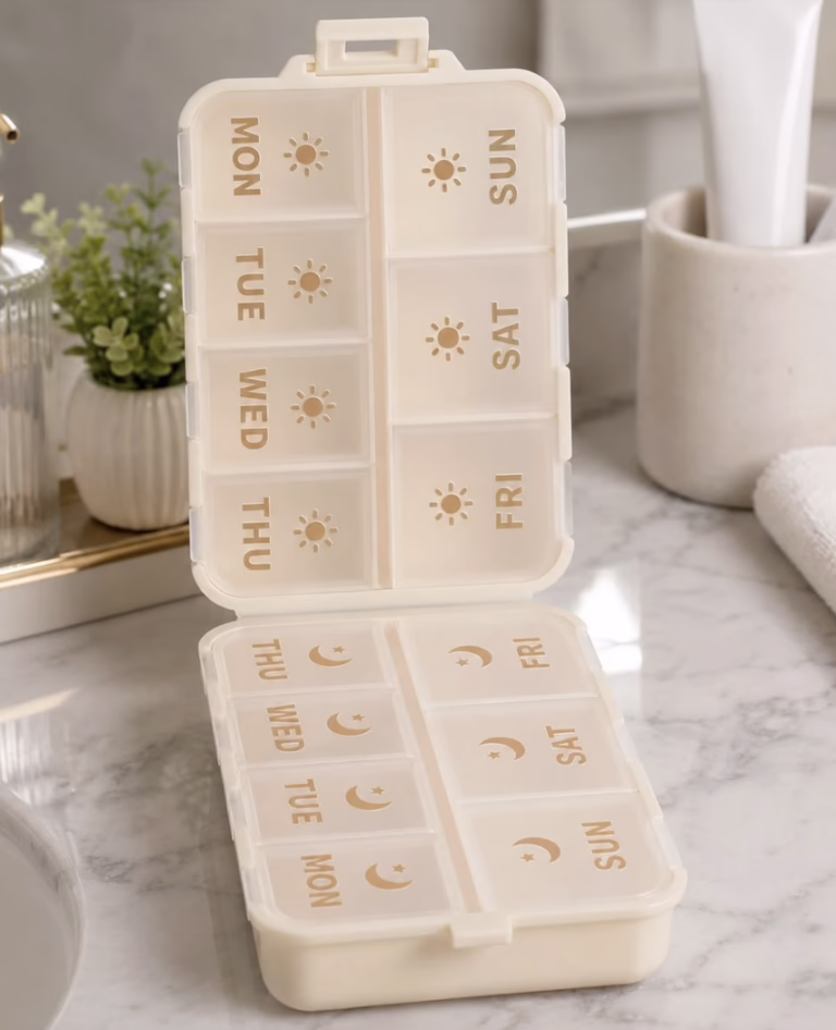 Weekly pill organizer!