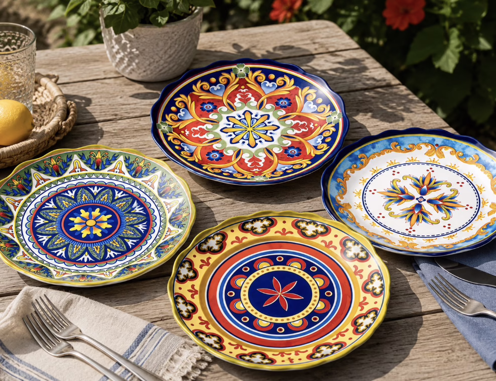 Boho dessert plates!