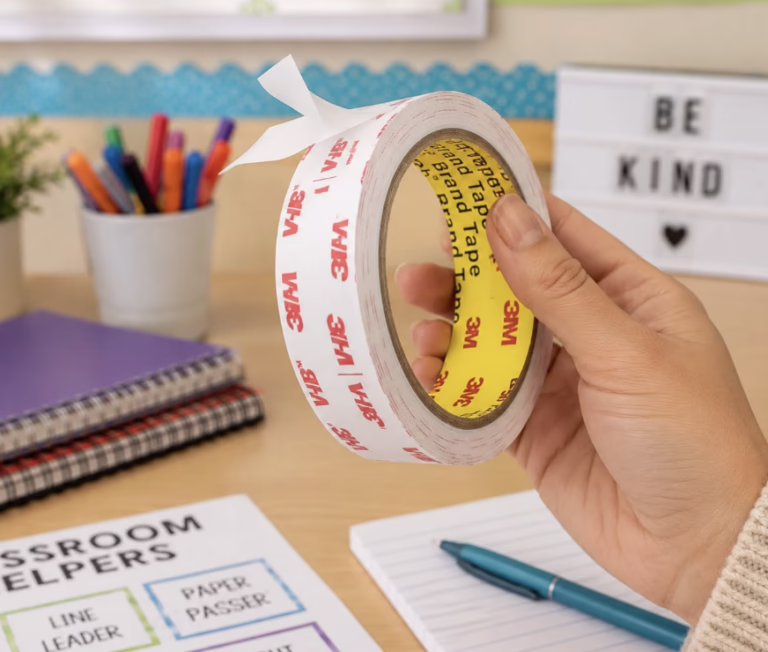 Double sided tape!