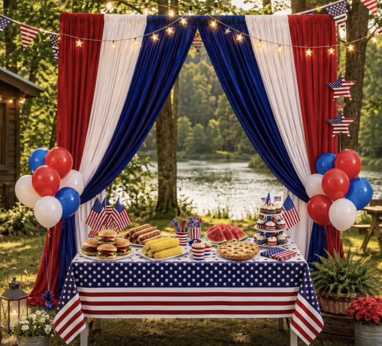 Backdrop curtains!