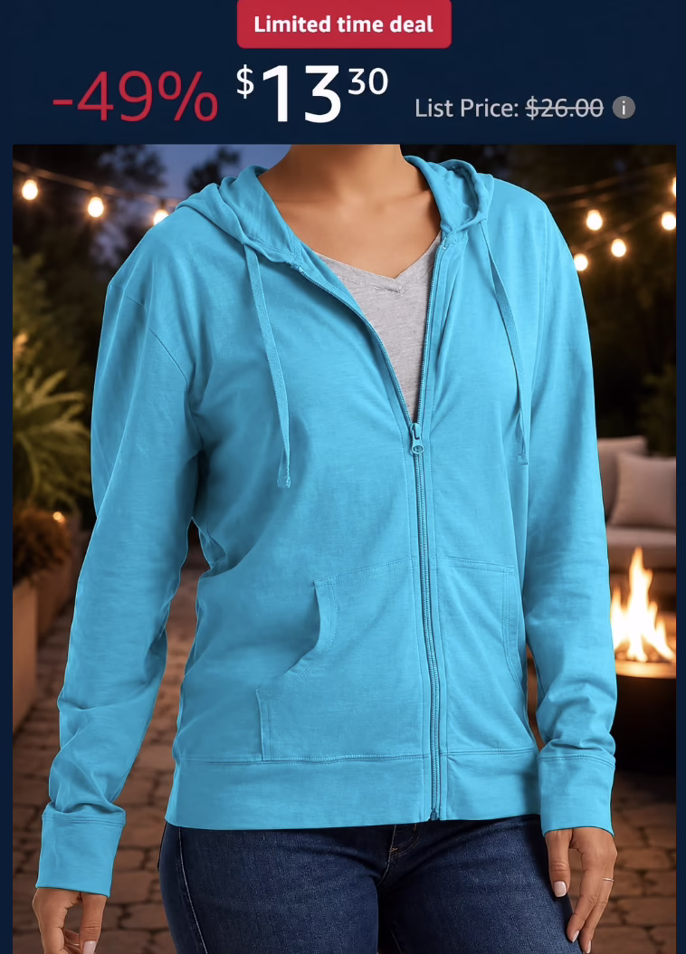 Hanes full zip!