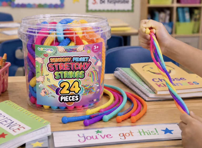 Stretchy fidget noodles!