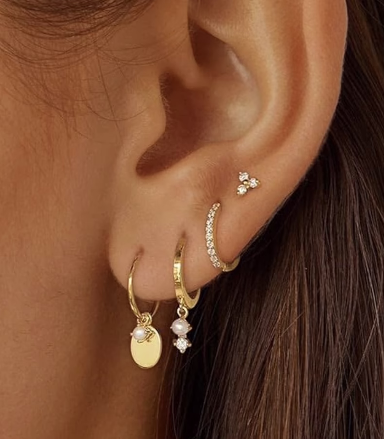 Gold plated earrings!