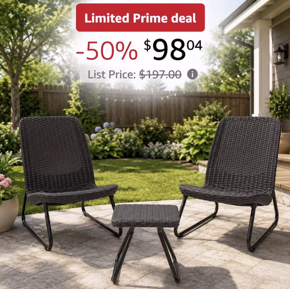 Keter patio set!