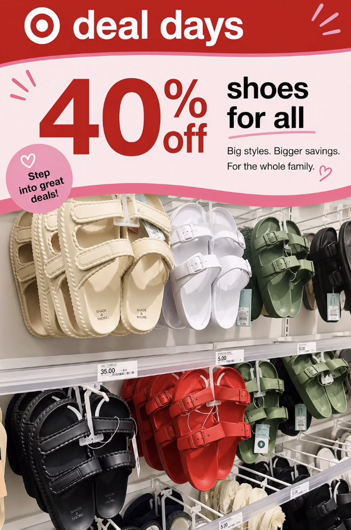 Target’s shoe sale!