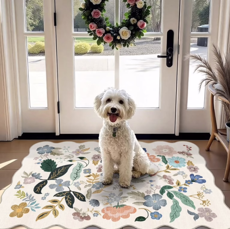 Floral Entryway Rug!