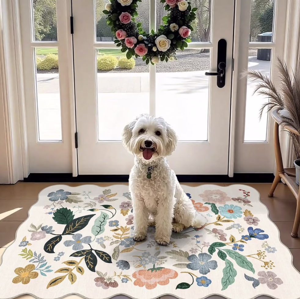 Floral Entryway Rug!