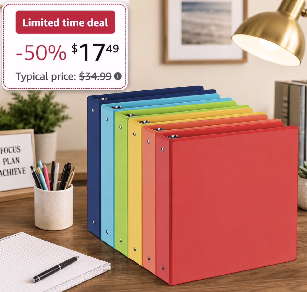 3-Ring Binders!