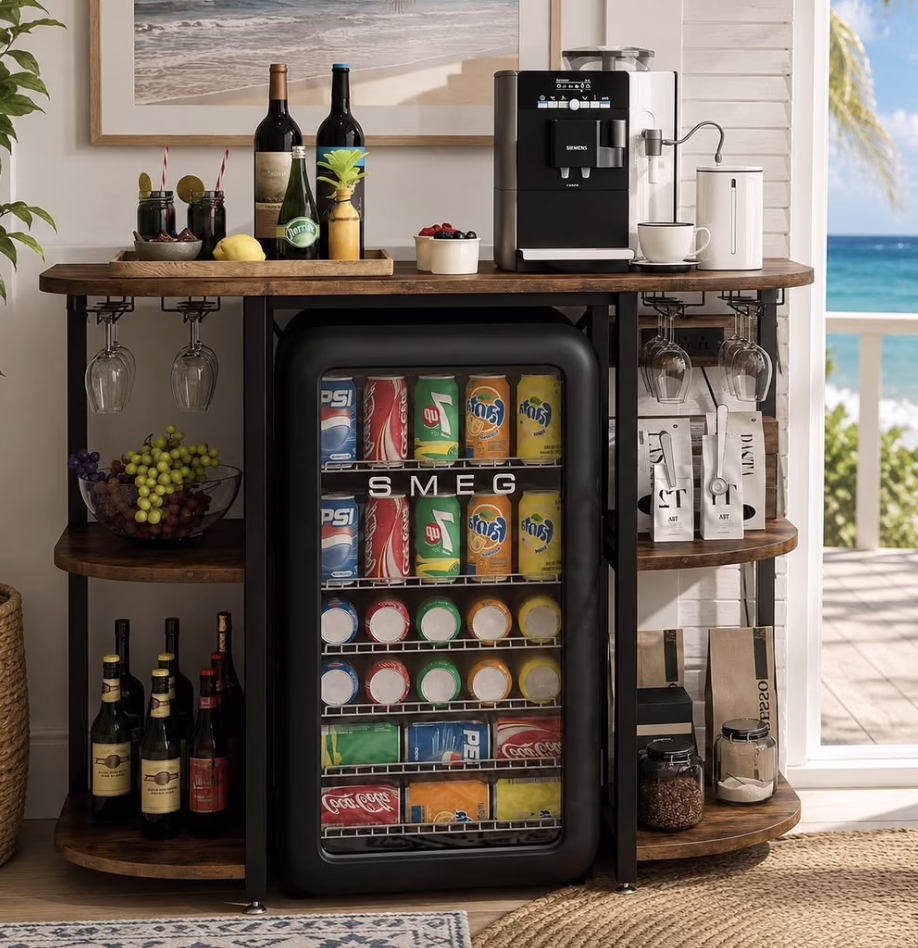 Mini Fridge Cabinet!