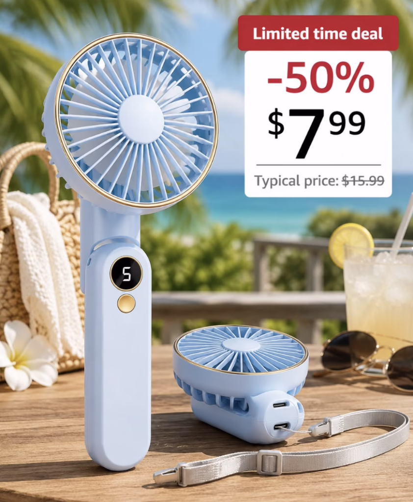 Portable Handheld Fan!