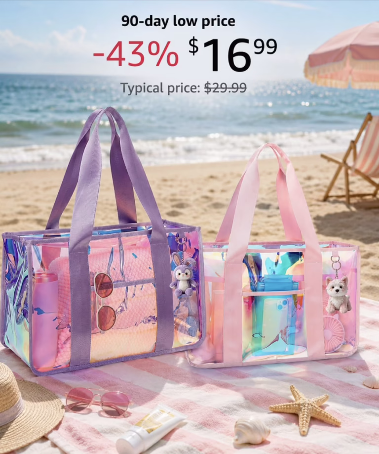 Clear Beach Bags!