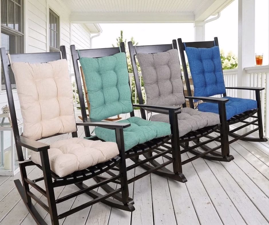 Set of 2 Rocking Chair Cushions