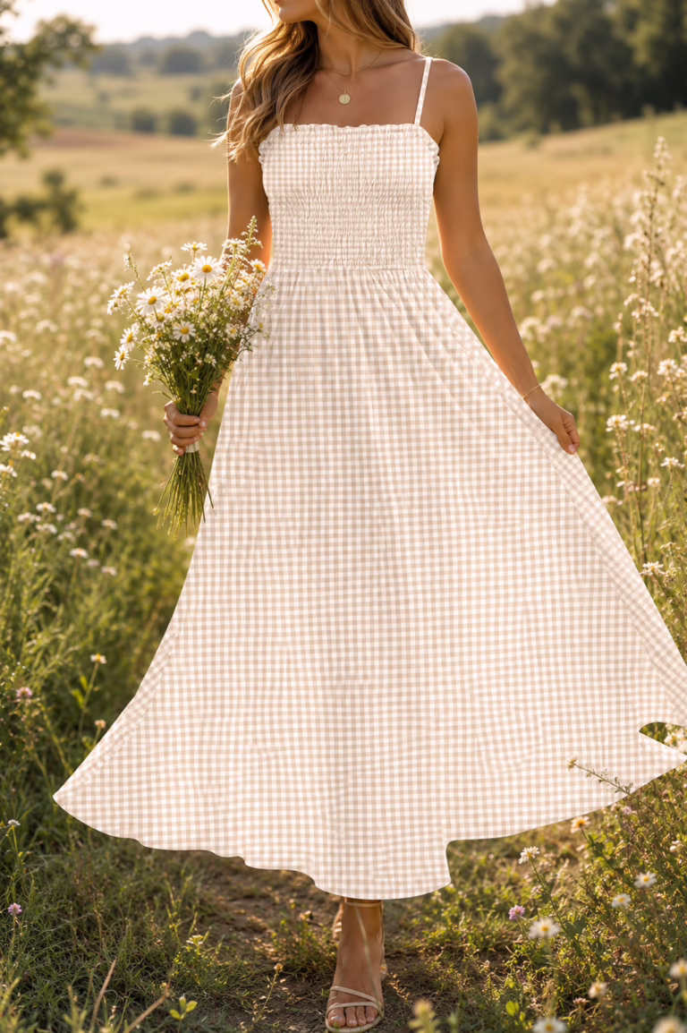 Gingham Dress