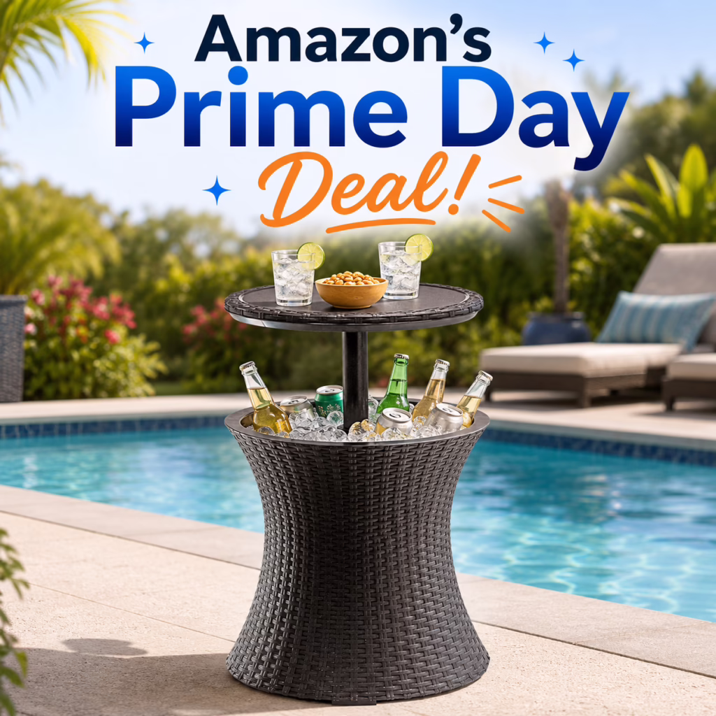 patio side table cooler