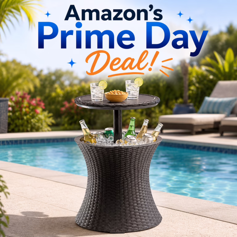 patio side table cooler