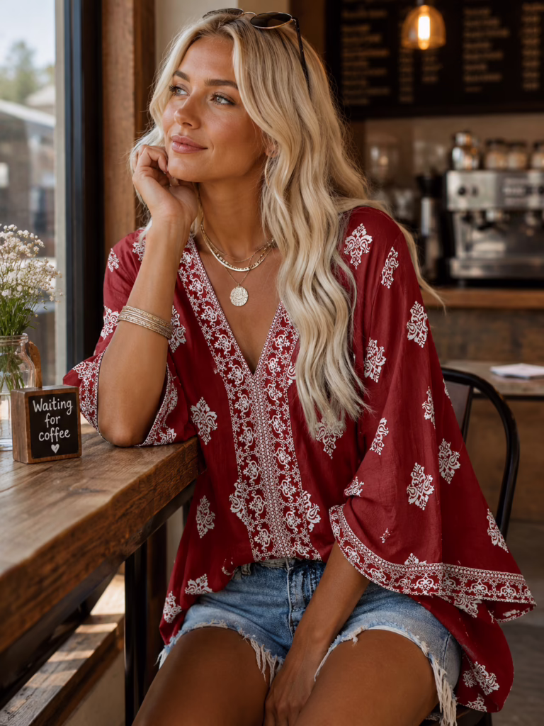 Boho VNeck