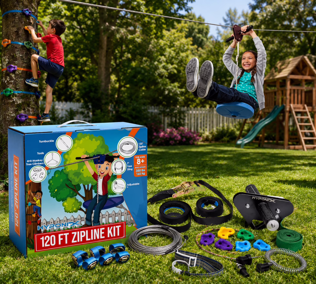 Zip Line for Backyard!!