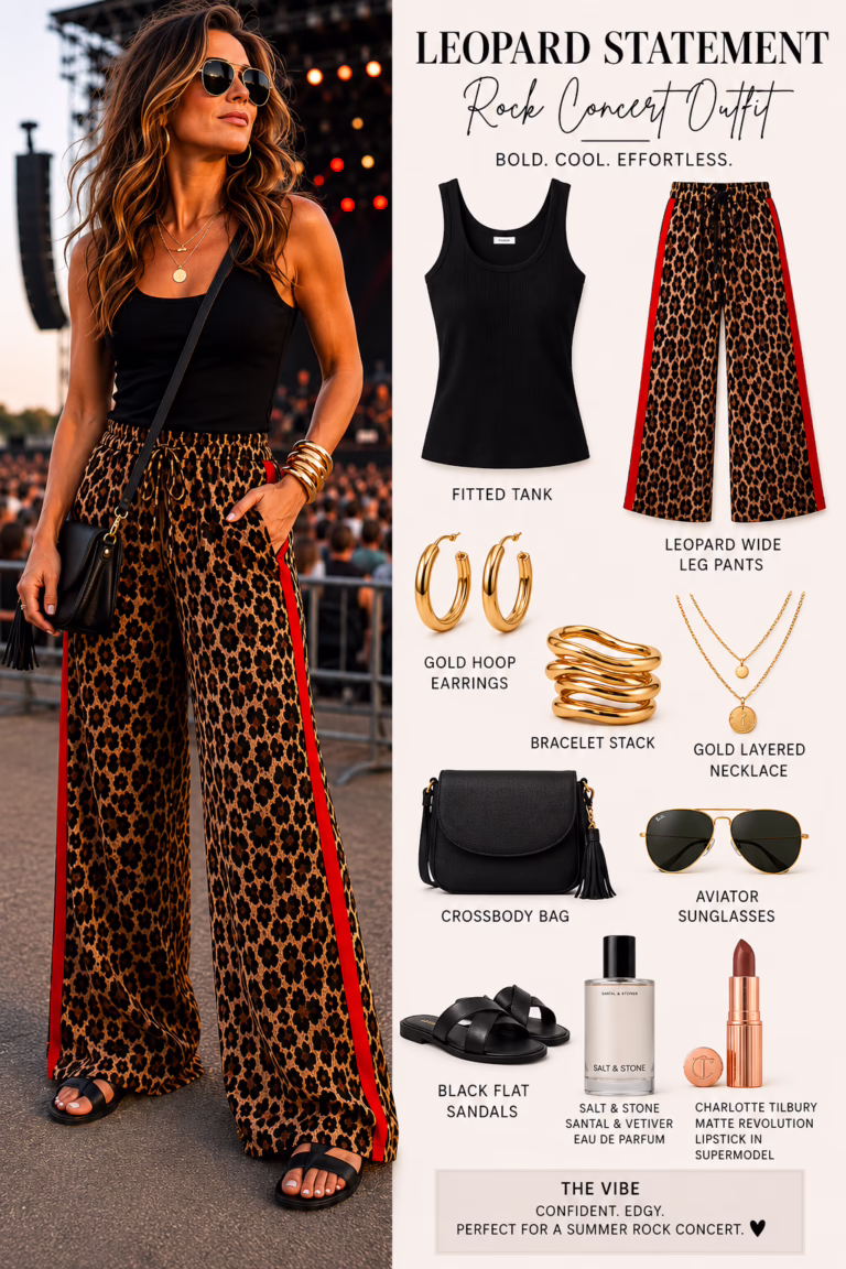 Leopard Pants/Concert Outfit