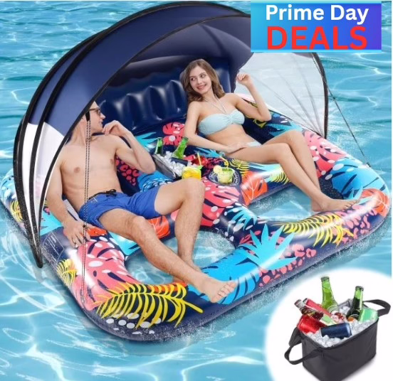 Pool Float with Cooler