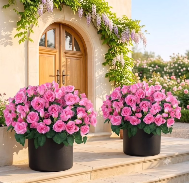 Set of 2 Rosses Topiary Trees