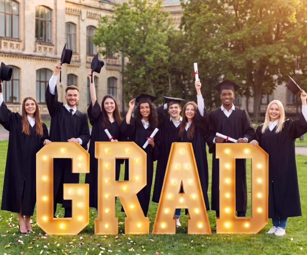 GRAD Light Up Marquee Letters