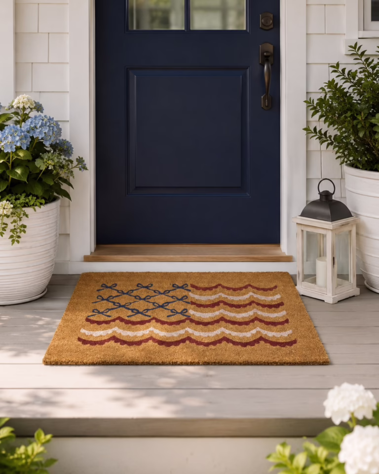 Bows & Bunting Flag Mat