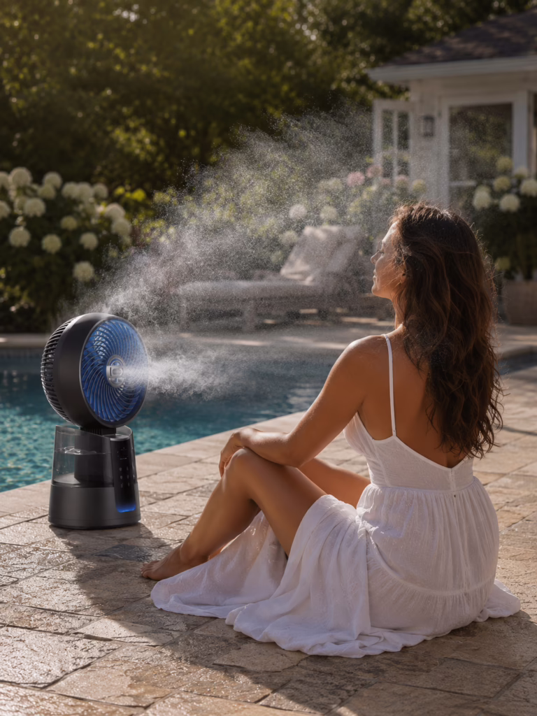 Dreo Port Misting+Oscillating Fan