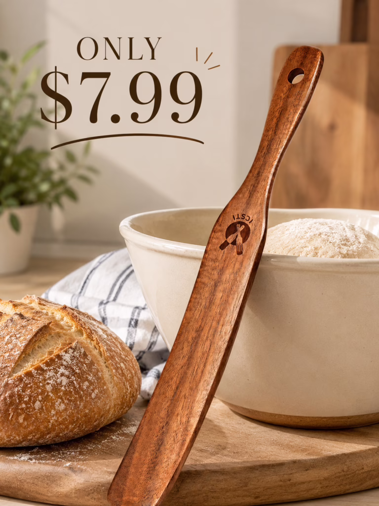 The Skinny Spurtle for Sourdough Starter
