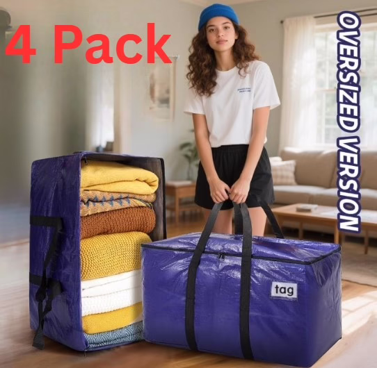 4 Pcs Large Storage Bags