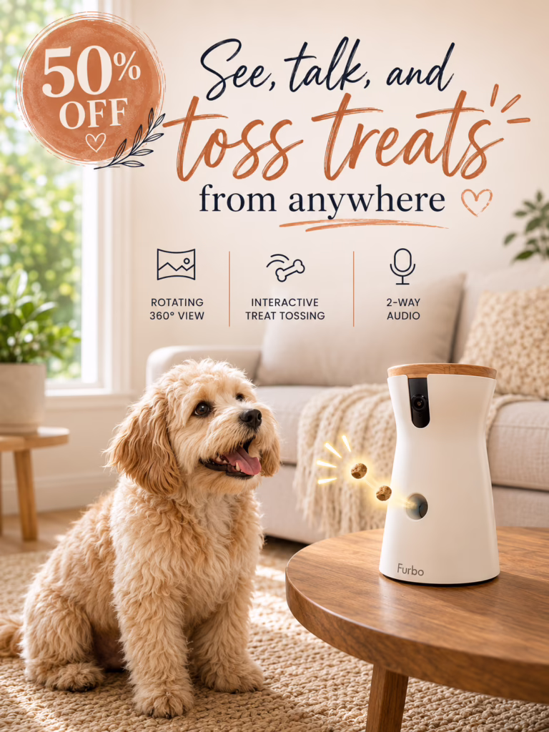 Pet Camera+Treat Dispenser