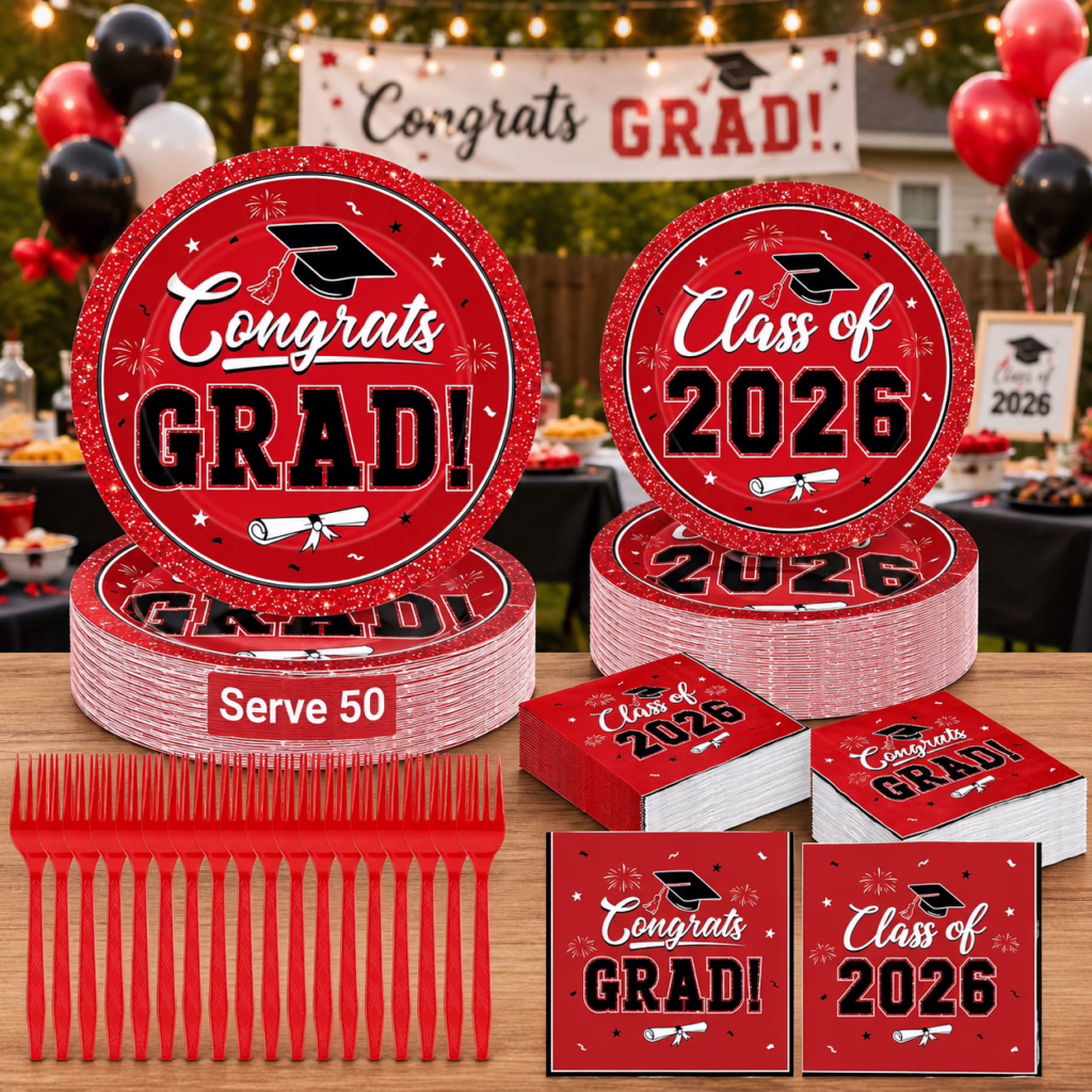 Grad Party Ready 🎓❤️