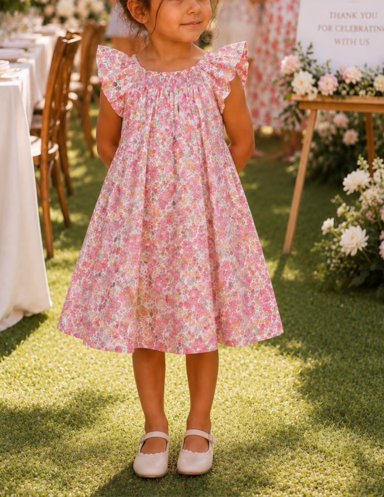 Girls Smocked Dress