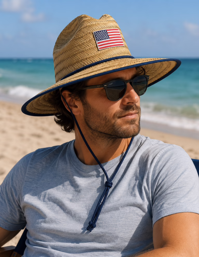 Straw Americana Hat