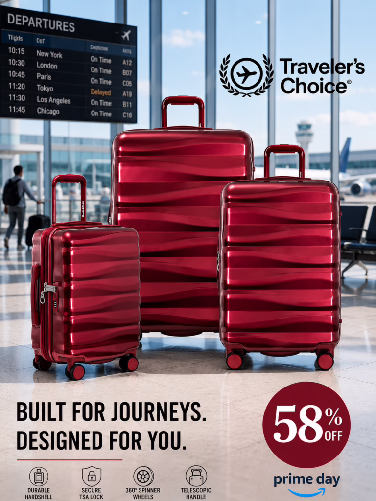 3 Piece Luggage Set -58%