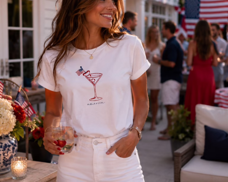 Patriotic T w/ a Twist…or, Olives!