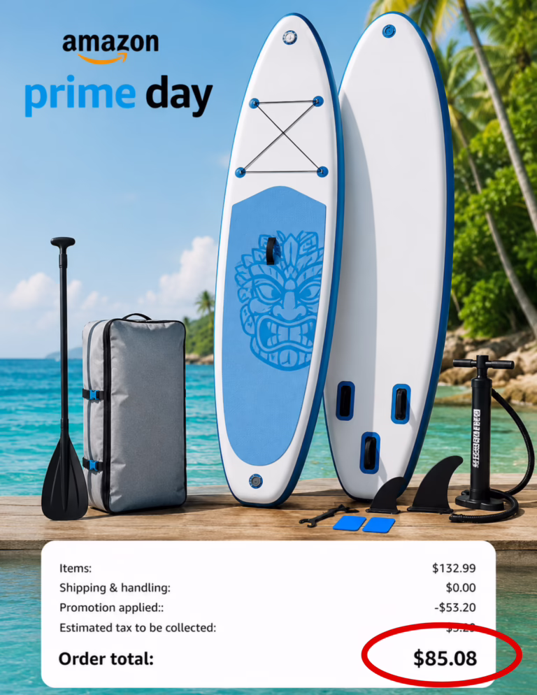 Inflatable Paddleboard <$90