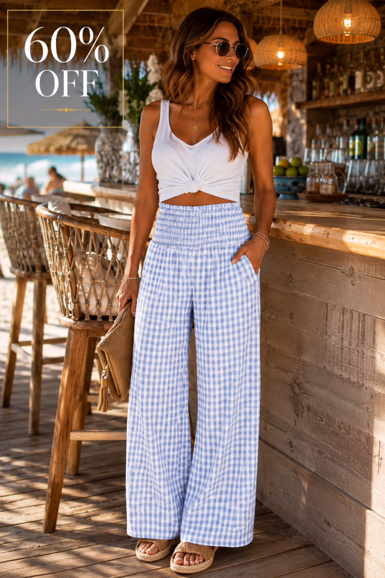 Gingham Pants